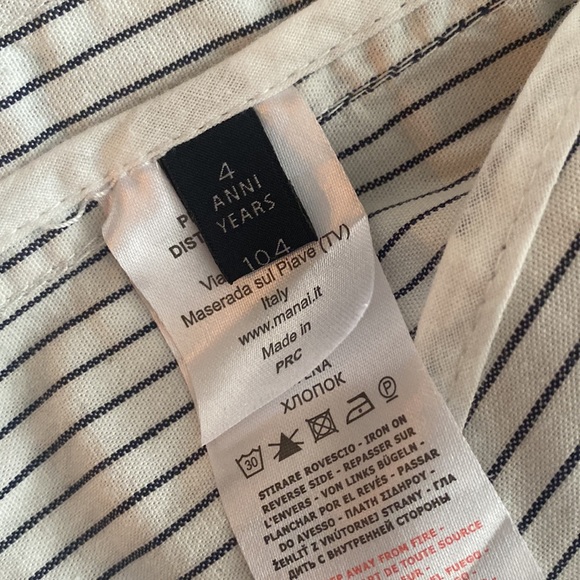 Manai Jacket Blazer Boys Cotton, Sz 4 - Picture 9 of 11